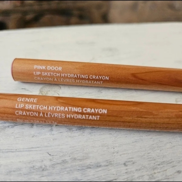 ILIA Lip Sketch Hydrating Crayon Lot of #2 Standard Size PINK DOOR & GENRE - Picture 3 of 7